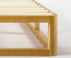 Zinus Industrial Pallet Wooden King Bed Frame - Natural