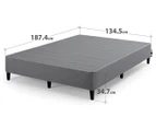 Zinus Ensemble Double Bed Base - Dark Grey