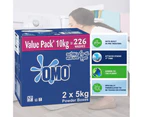 OMO Washing Powder 10kg Value Pack Laundry Detergent Front & Top Loader
