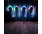 RGB 4 Candy Canes Rope Light Motif 70cm - Multicolour