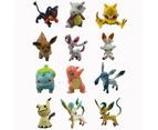 24Pcs/Set Pokemons Blind Box Various Cute Pikachus Psyduck Anime Figure Model Toy Collection Christmas Advent Calendar Blind Box Christmas Gift