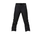 Athletic Trousers Wear-resistant Thick Polyester Winter Ski Snowboarding Pants for Outdoor-Black
