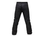 Athletic Trousers Wear-resistant Thick Polyester Winter Ski Snowboarding Pants for Outdoor-Black