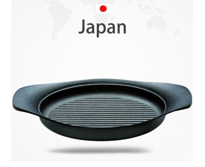 SORI YANAGI Cast Iron Grill Pan with Lid - Nambu Tekki Cast Ironware - Made  in Japan