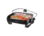 Maxim Kitchenpro Electric Frypan Cooker 29cm with glass lid