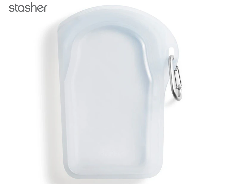 Stasher 530mL Go Bag Storage Container - Clear