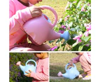 Plastic Watering Can Small Lightweight Cute Indoor Outdoor Garden Plants, Kids Toy Watering Can, with  Shower Head Elephant