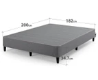 Zinus Ensemble King Bed Base - Dark Grey