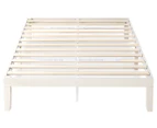 Zinus Moiz Timber Bed Frame Base White - King Single