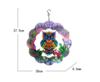 3D Metal Outdoor Garden Decor Wind Spinner (Mystical Owl) Garden Crafts Decoration Home Pendant