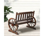 Livsip Garden Bench Wagon Chairs Outdoor Furniture Wheel Seat Chair Backyard Lounge