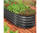 Livsip Garden Bed 240X80X42CM Galvanised Raised Steel Vegetable Planter