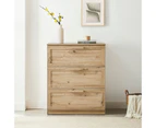 Allure Chest of 3 Drawers Dressers Tallboys Stylishly Minimalist Bedroom Storage Cabinet