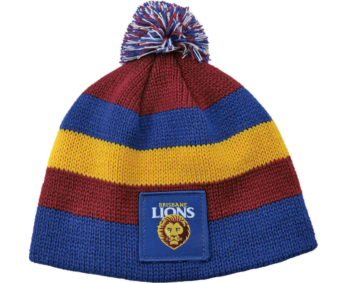 Brisbane Lions Baby Bar Beanie