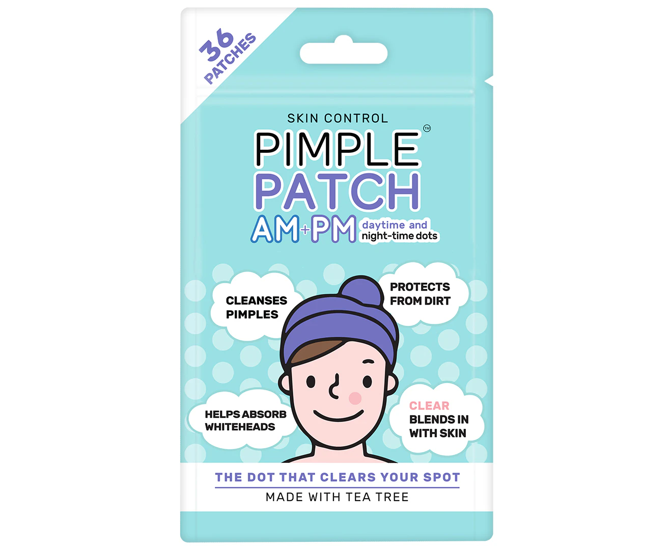 Skin Control Pimple Patch AM & PM Mixed 36pk