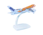 1/500 Mini Simulated Solid Alloy ANA A380 KaLa Airplane Model Toy Home Ornament