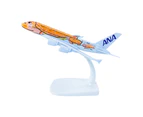 1/500 Mini Simulated Solid Alloy ANA A380 KaLa Airplane Model Toy Home Ornament