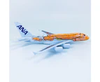 1/500 Mini Simulated Solid Alloy ANA A380 KaLa Airplane Model Toy Home Ornament