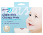 2 x 10pk Baby U Disposable Change Mats