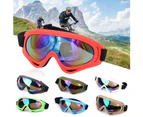 Unisex Skiing Snowboard Skate Snowmobile Glasses Windproof Dustproof Goggles-Army Green