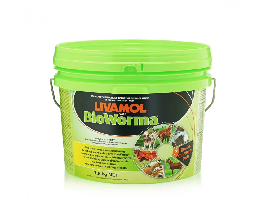 IAH Livamol With Bioworma Horse Nutritional Supplement 7.5kg