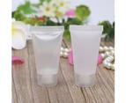 10Pcs 15ml Empty Travel Lotion Cream Cleanser Bottles Cosmetic Sample Containers Smooth Surface