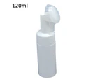 100/120/150/200ml Empty Facial Cleanser Foaming Bottle Mousse Liquid Dispenser 120ML