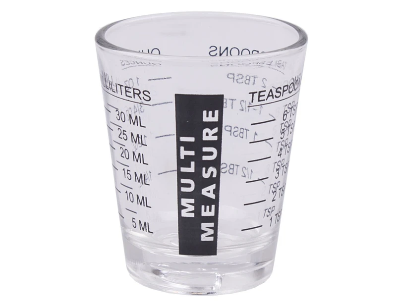 30ml Mini Measuring Shot Glass Liquid Measurement Cup Kitchen