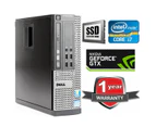 Dell 9020 Gaming Desktop PC i7-4770 4.0GHz 16GB RAM 1TB SSD 4GB GTX 1650 + Wi-Fi - Refurbished Grade A