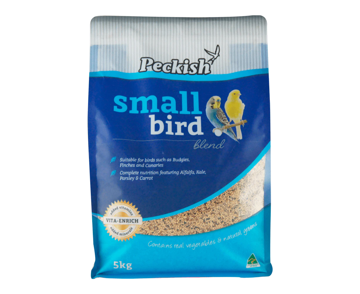 Peckish Small Bird Blend Feed Pellets for Budgies Finches & Canaries 5kg