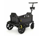 Veer Comfortable Cruiser Stroller Wagon With Veer Cruiser Toddler Comfort Seat Black