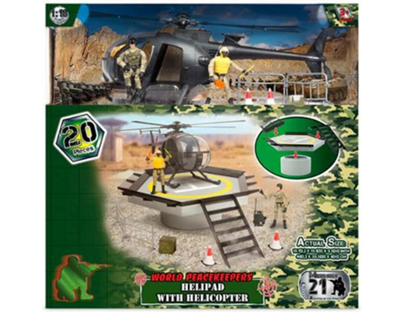 World Peacekeepers - Helipad With Helicopter