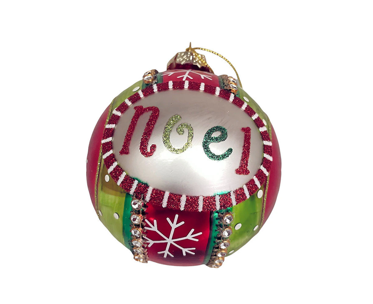 RAZ Imports Noel Ball Hanging 10cm