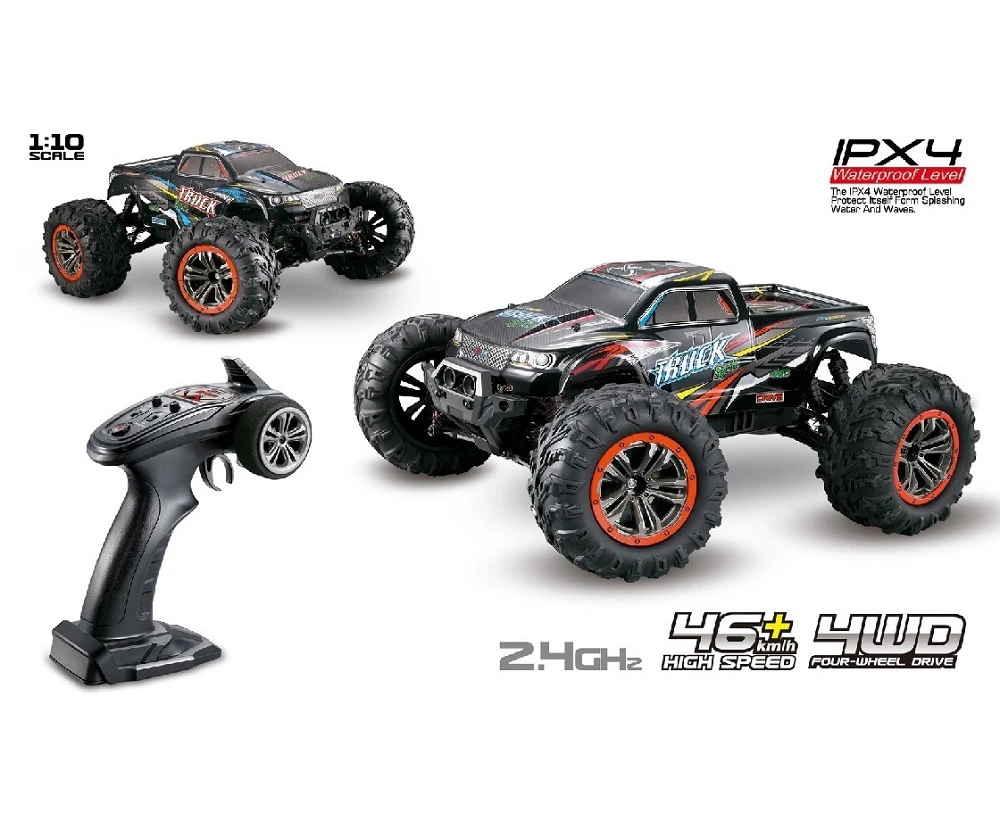 9125 4WD Off Road RC Monster Truck 1:10th 2.4GHz Remote Control