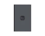 Single Gang Black Wall Plate Light Switch
