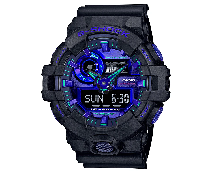 Casio G-SHOCK Virtual Blue Analogue-Digital Men's Watch - GA700VB-1A