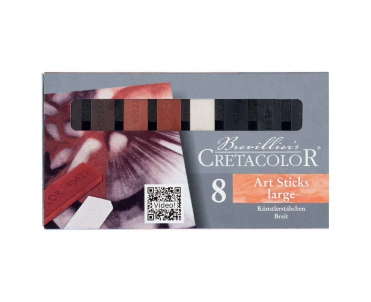 Cretacolor Art Sticks Pack of 8 Asst