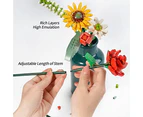 Sunflowers Building Block Sets for Women Artificial Flowers Creative Toys Kits Birthday Christmas Home 547 PCS?Not Compatible with Legos Set ?