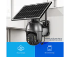 PTZ Security Camera 4G LTE CCTV Spy Wireless Wifi Home Surveillance System Outdoor With Solar Panel Battery SIM Card