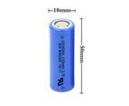 18500 3.7V 1100mAh Li-Ion Rechargeable Battery