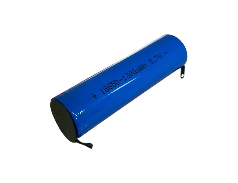 18650 3.7V 1300mAh Li-ion Rechargeable Battery with Solder Tab