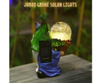 Garden Decorations,Garden Gnomes Outdoor Decor with Solar Lights LED, Resin Garden Statues and Figurines