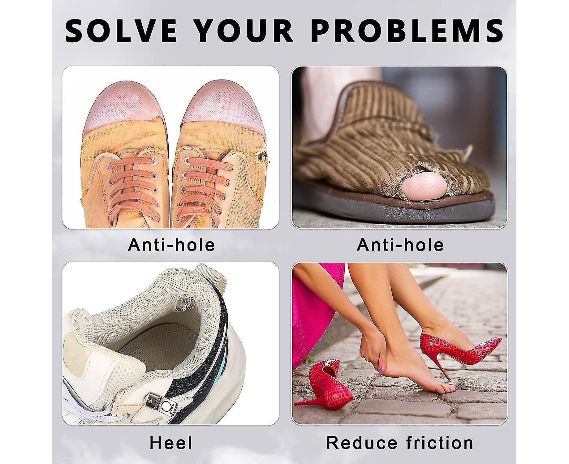 Shoe Heel Repair, 4 Pairs Self-Adhesive Inside Shoe Australia