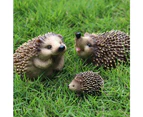 Garden Animal Figurines - Cute Hedgehog Figurines - Garden Sculpture - Outdoor Decor