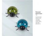 Set Of 4 Metal Ladybug Garden Ornaments