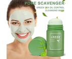 Green tea mask stick, blackhead removal, clay mask, green tea extract, oil control and acne removal, clean pores