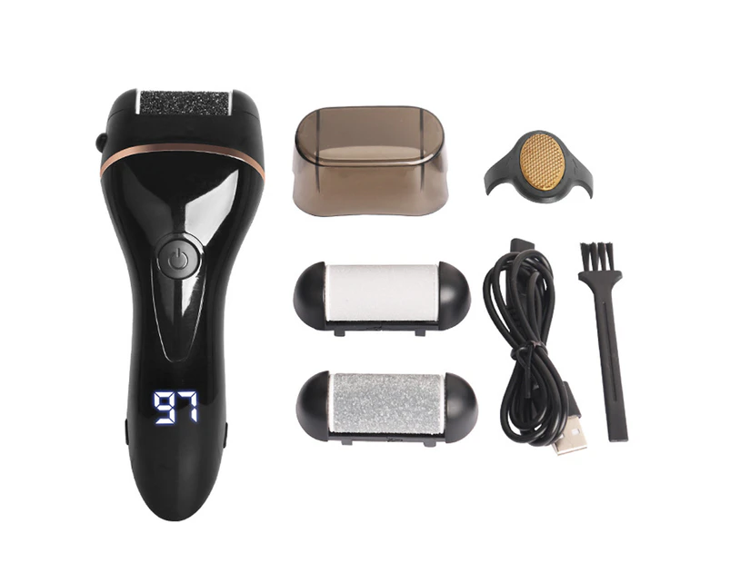 Electric Foot File Rechargeable Foot Scrubber Pedicure Tools for