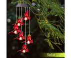 Solar Wind Chimes Mobile Waterproof Automatic Light Solar Powered Color Changing Solar Wind Chimes Fade and Weather Resistant for Outdoor Garden Patio Yard
