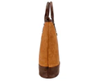 Sachi Two Bottle Faux Leather Wine Tote
