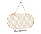 Light Luxury Wall Storage Shelf Wall-mounted Hollow Out DIY Earrings Necklace Wall Hanging Rack Household Supplies-M